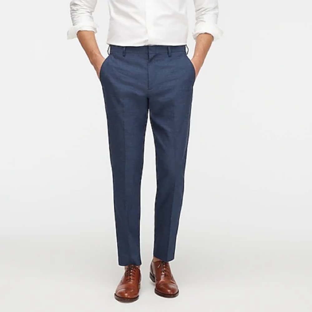 J. Crew Ludlow Slim navy cotton dress pants 30 30